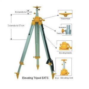 TRIPOD ELEVASI ALAT SURVEY